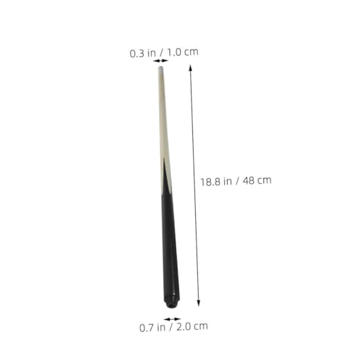 Mini Pool Cue for Kids 18.89In Short Billiard Cue Sticks Set of 3 Lightweight Wooden Pool Cues for Beginner Practice at Home or Game Room