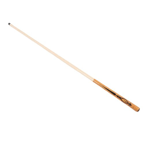 Short Pool Cue Stick 41.34in with 14mm Tip, 2 - Piece Maple Billiard Cue - High Hitting Accuracy, Compact Design for Tight Spaces, Ideal for Beginners & Pros