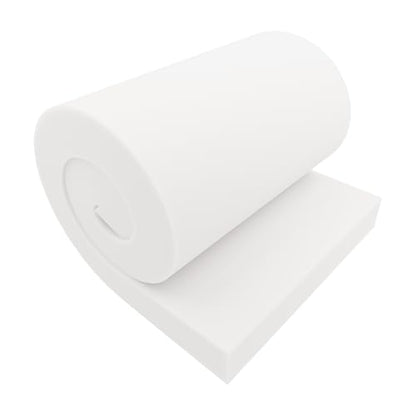 GoTo Foam 4" Height x 24" Width x 72" Length 44ILD (Firm) Upholstery Cushion Made in USA - color: Firm, size: 4x24x72