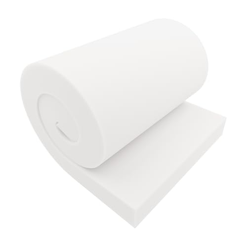 GoTo Foam 4" Height x 30" Width x 72" Length 44ILD (Firm) Upholstery Cushion Made in USA - color: Firm, size: 4x30x72