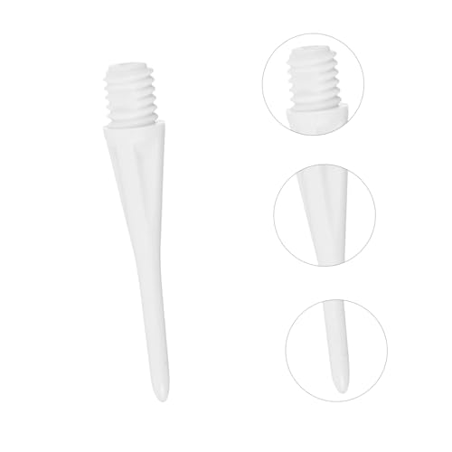 50pcs Soft Tip Needle Replacement for Electronic Flight Indoor Sports Tips Compatible Corkscrew Threads Wear-Resistant Design