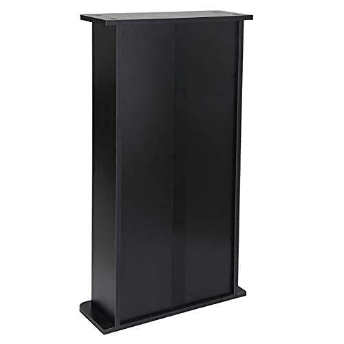 JupiterForce 5-Tier Adjustable Blue-Ray Cabinet CD Book Shelves Store & Organizer Video Games Arts Shelf Display Media Storage Furniture, Black