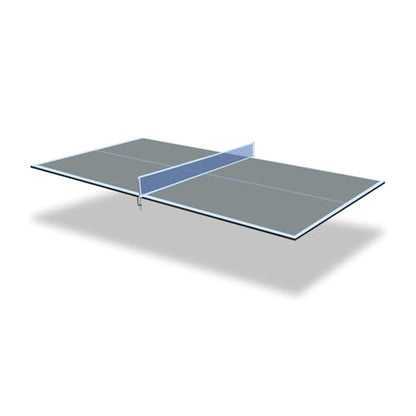 6 * 3Ft Grey Mid-Size Ping Pong Conversion Foldable & Portable Table Tennis Table for Indoor Games - Grey - Professional - Indoor Games - Fun