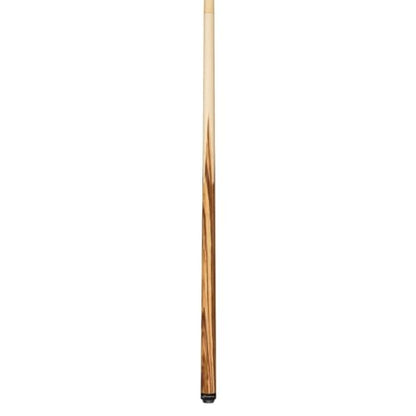Players 58" 2-Piece Zebrawood and Birds-Eye Maple Sneaky Pete Billiard Pool Cue Stick - size: 18 Ounce