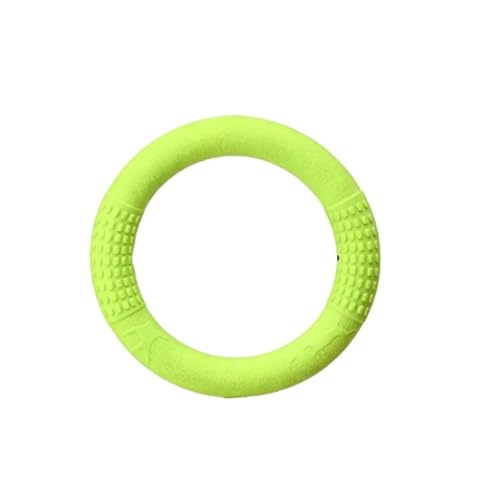 Durable Dog Ring Toy, Floating Flying for Training & Fetch(Green) - color: Green