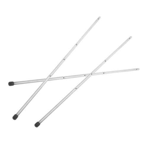 VOSAREA 3pcs Table Soccer Rods Metal Foosball Table Replacement Poles for Adults Boys and Girls Sturdy Operation Rods for Desk Soccer Machine Accessories