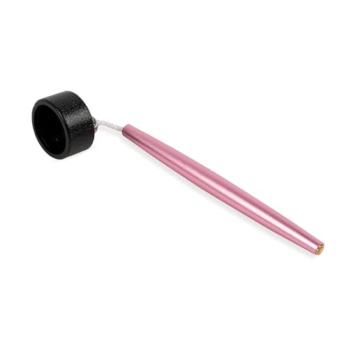 Aluminum Circle Pool Chalk Holder - Use with TAOM Pyro or TAOM V10 Chalk - Slip-in Pocket Pool Cue Chalk Holder - Cover Billiard Supplies - Snooker Accessory Chalk - color: Pink