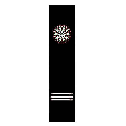 OVARIA Non-Slip Darts Mat with Throwing Lines, Professional Rubber Dart Carpet Dart Floor Mat, Suitable for Indoor Halls, Rooms, Bars, Dart Courts, 118 X26in (Color : Black) - color: Black