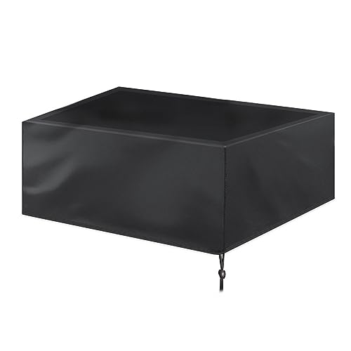 Waterproof Pool Table Cover Black Billiard Snooker Table Protector (113×61×32.3 in) - size: 113×61×32.3 in