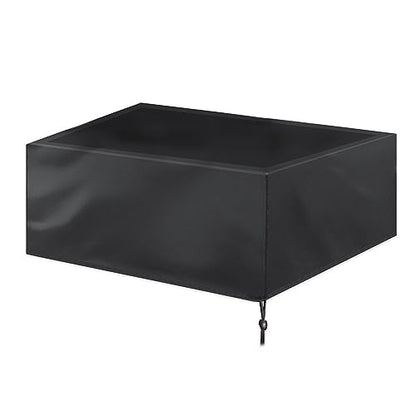 Waterproof Pool Table Cover Black Billiard Snooker Table Protector (102.4×53.1×32.3 in) - size: 102.4×53.1×32.3 in