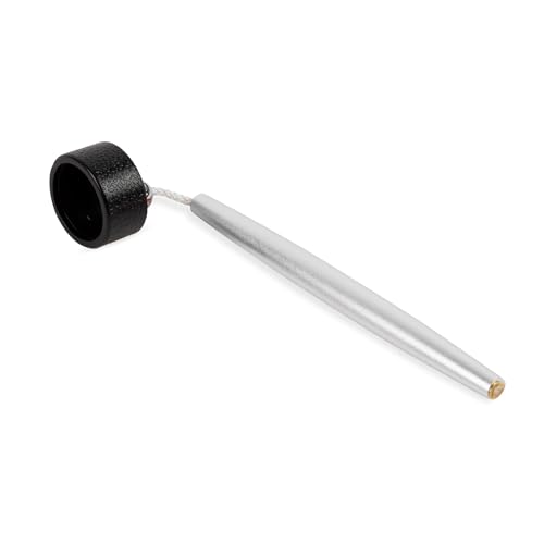 Aluminum Circle Pool Chalk Holder - Use with TAOM Pyro or TAOM V10 Chalk - Slip-in Pocket Pool Cue Chalk Holder - Cover Billiard Supplies - Snooker Accessory Chalk - color: Silver