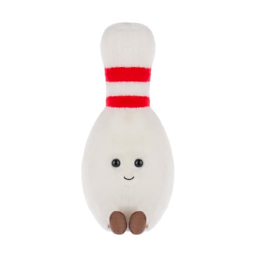Apricot Lamb Happy Bowling Stuffed Animals for Kids, Soft Cute Plush Toys for Baby Girl and Boy, Fluffy Happy Bowling 9.5 Inches