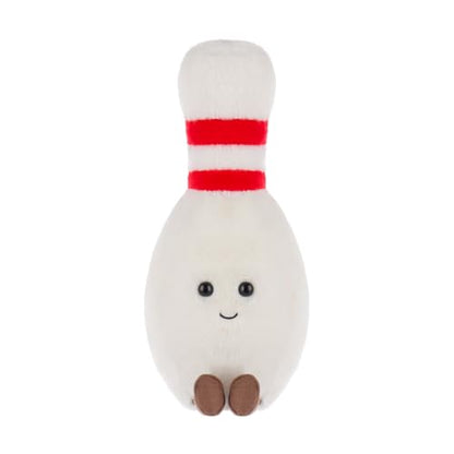 Apricot Lamb Happy Bowling Stuffed Animals for Kids, Soft Cute Plush Toys for Baby Girl and Boy, Fluffy Happy Bowling 9.5 Inches