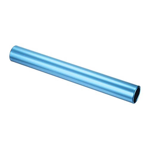 PATIKIL Relay Track Baton, Aluminum Alloy Tube Field Running Race Stick for Outdoor Athletics Sport Game Tool - color: Blue