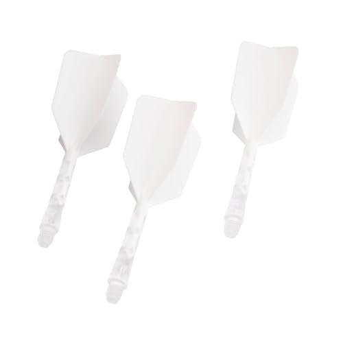 CUESOUL ROST T19 Integrated Dart Shaft and Flight Slim Shape M Size 28mm - color: White
