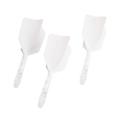 CUESOUL ROST T19 Integrated Dart Shaft and Flight Slim Shape M Size 28mm - color: White