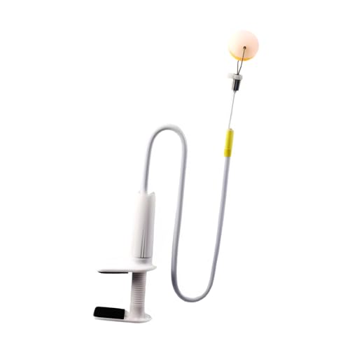 DYNWAVE Pingpong Training Robot, Table Tennis Robot Training Device Kids Table Tennis Trainer Fixed Fast PingPong Ball Clip