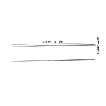 HANABASS Foosball Table Replacement Poles 3-Pack 15.15 Inch Metal Operation Rods for Table Soccer Machine Accessories and Football Repair