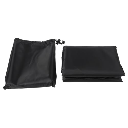 420D Oxford Foosball Table Cover 63x45.3x19.7 Inch, Waterproof Outdoor Soccer Table Protector with Silver Coating for Sun Dust Rain, Gray Black with Storage Bag