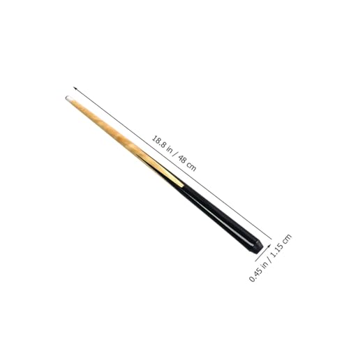 Short Pool Cue Stick Billiard Cue Rod for Tight Spaces Hardwood Pool Table Stick for Beginners Learning Billiards at Home