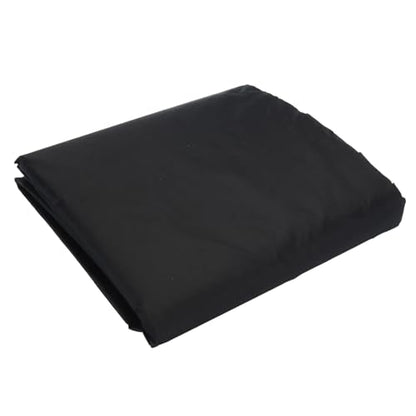 1pc 7ft 8ft 9ft Billiard Table Cover Waterproof Dustproof Resistant Snooker Protector With Locking rope(Black,287x155x82cm) - color: Black, size: 287x155x82cm
