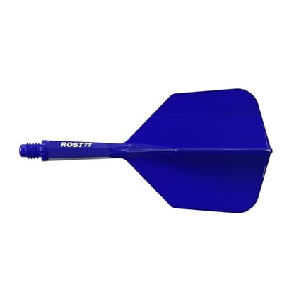 CUESOUL ROST 77 Integrated Dart Shaft and Flight Big Wing Shape,Set of 3 - color: Mixed Color, size: S-23mm