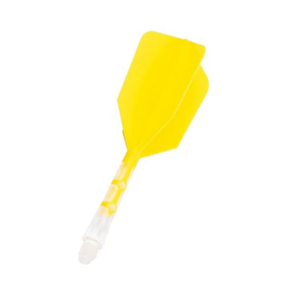 CUESOUL ROST T19 Integrated Dart Shaft and Flight Slim Shape M Size 28mm - color: Yellow