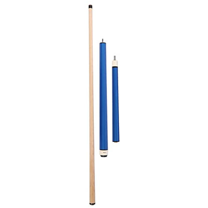 ASKA 25oz Heavy Hitter Matte Jump Break Cue – 3-Piece Jump/Break Pool Cue, 14mm Phenolic Tip & Ferrule, Hard Rock Canadian Maple Shaft, 2 Quick Release Joints, Wrapless Matte Handle, 58" Cue - color: Matte Blue