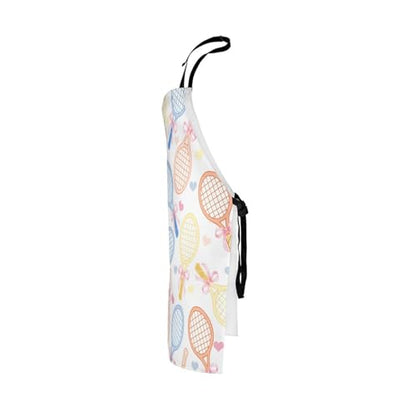 Castle Fairy Boy Soccer Kitchen Apron - color: Colorful Tennis