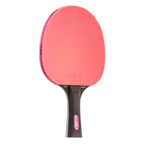 STIGA Pure Color Advance Performance-Level Table Tennis Racket (Yellow) - color: Pink