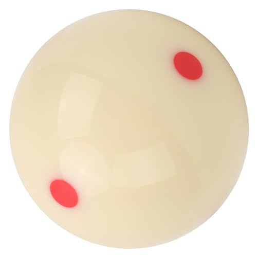 57.2mm Dot Spot Billiard Training BallBall Cue Ball Pool Standard Ball, Resin, Professional Roundness and Impact Resistance, Ideal Billiard Training for Practice Cue Sticks - color: Red Dot