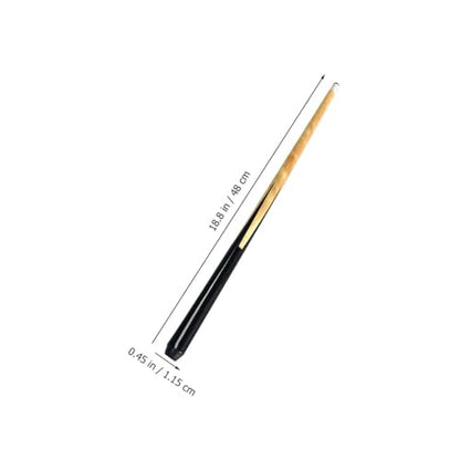 Pool Cue Stick Short Billiards Practice Cue for Beginners Smooth Body Comfortable Grip for Pool Tables Under Easy to Use and Accurate Shots