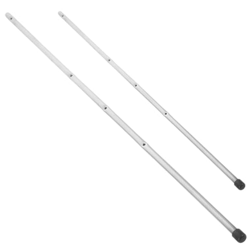 POPETPOP 2pcs Foosball Table Replacement Rods Durable Iron Operation Poles for Table Soccer Easy Install Accessories for Boy Girl Adults