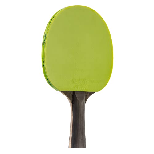 STIGA Pure Color Advance Performance-Level Table Tennis Racket (Yellow) - color: Green