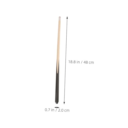 3pcs Mini Hardwood Pool Cue Sticks for Short Billiard Cue for Portable Practice and Family Game Accessories