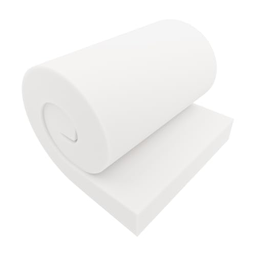 GoTo Foam 6" Height x 30" Width x 72" Length 36ILD (Semi-Firm) Upholstery Cushion Made in USA - color: Semi-Firm, size: 6x30x72