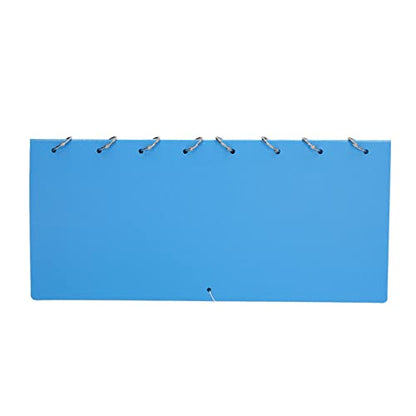 4 Digit Scoreboard, Flip Number Tabletop, Blue Red Portable Score Keeper, Plastic 36x16.5cm for Volleyball Basketball Table Tennis