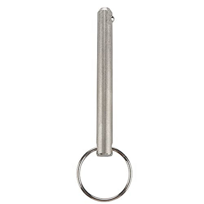 2 Pack Long Quick Release Pin, Diameter 3/8"(9.5mm), Usable Length 3"(76mm), Overall Length 3.6"(92mm), Full 316 Stainless Steel, Bimini Top Pin, Marine Hardware