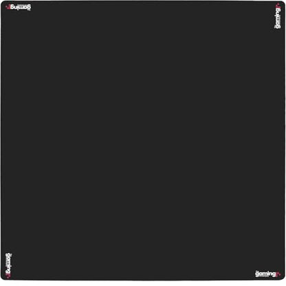 The Gaming Mat Company Poker, Dominoes, Bridge & Mahjong Table Mat - Black 33" x 33" Premium Gaming Mat- Cards Playmat- Card Gaming Mat Table Top Cover Topper Card Game Mat Square Mahjong Table Cover - color: Black