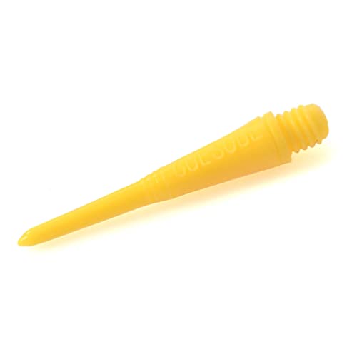 CUESOUL 100 Pieces Soft Tip Points for Soft Tip Darts - color: Yellow