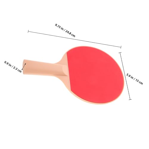 Table Tennis Racket Set with Plastic Elasticity Paddles and Outdoor Paddle Kit with Comfortable Grip for Recreational and Competitive Play