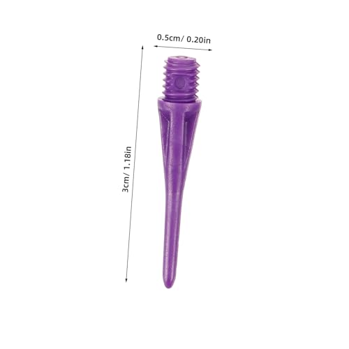 YARNOW Soft Head Point Supplies Replacement Needle with Parts Soft Tip Soft Tip Accessories Soft Tip Flights - color: Purple