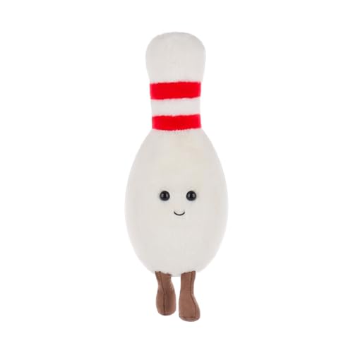 Apricot Lamb Happy Bowling Stuffed Animals for Kids, Soft Cute Plush Toys for Baby Girl and Boy, Fluffy Happy Bowling 9.5 Inches