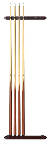 Fat Cat 2-Piece Wall Mounted Hardwood Billiard/Pool Cue Rack,