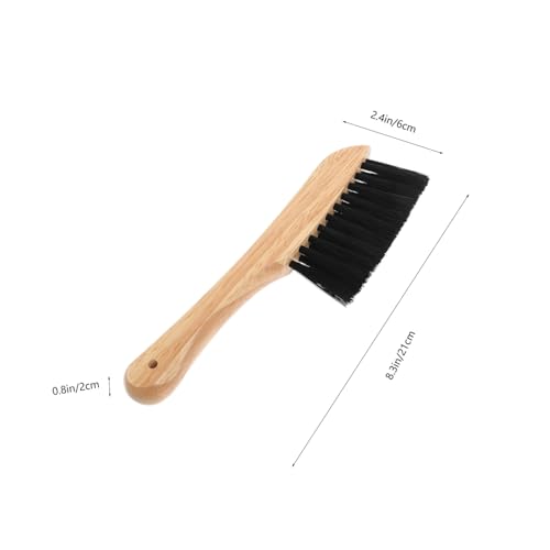 Generic Portable Pool Table Brush with Dense Bristles for Felt Cleaning Gentle and Billiard Table Sweeper Practical Rail and Cushion Cleaner for Billiard Club Supplies