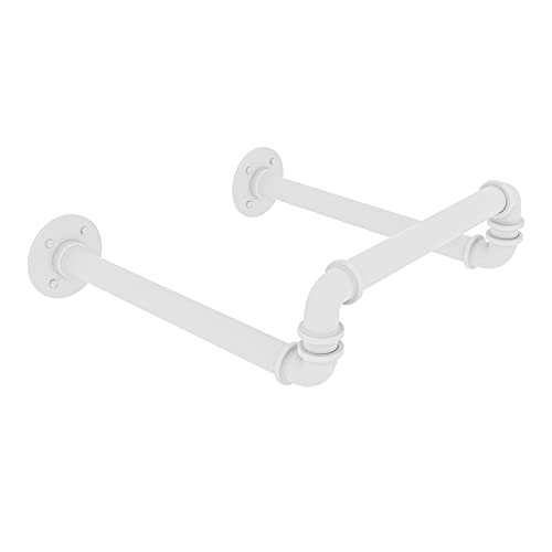 CMMC Industrial Pipe Wall Mounted Sports Equipment Storage Rack, Yoga Mat Storage Rack Gym Soccer Rack Home Nursery Basketball Rack on The Wall Wall-Mounted Finishing Shelves, 1 Pack - color: White, size: A