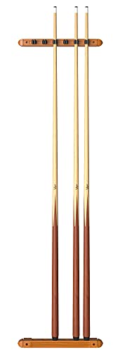 Viper by GLD Products Fat Cat Oak 6 Cue 2-Piece Wall Cue Rack