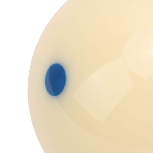 Billiard Cue Ball, 57.2mm Standard Training Pool Ball Dot Spot Pool Table Accessories for Billiard Games Sports - color: Blue Dot