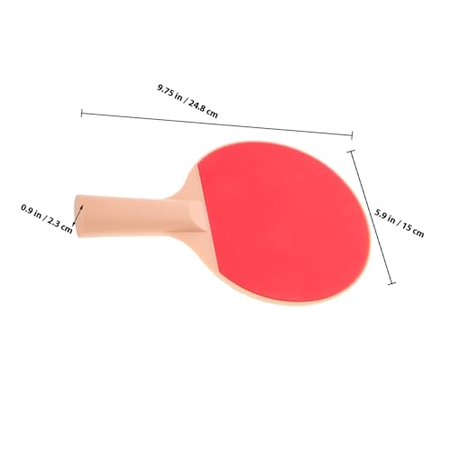 POPETPOP Outdoor Table Tennis Set with Plastic Pong Balls and Comfortable Grip Rackets Long Handle Paddles for Competitive and Recreational Play for Outdoor Pong Games and Training
