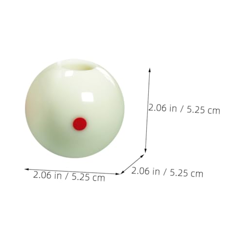 VICASKY Professional Billiard Practice Cue Ball Set 8-Ball Training Balls with Dots Pattern Sturdy Resin Material for Enhanced Aiming for Pool Players